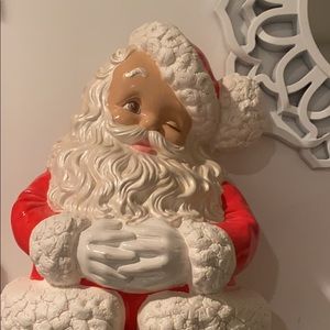 Vintage Ceramic Santa & Mrs Clause Figurines